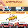 thumbnail image 6 of 26 Pack Mini Alloy Race Cars, Bulk Pull Back Toy Vehicles for Kids, Durable Diecast Toy Cars for Party Favors & Classroom Rewards, No Batteries Required, 6 of 10