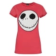 thumbnail image 1 of Nightmare Before Christmas Womens Jack Reverse Seam T-Shirt, 1 of 3