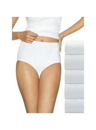 Hanes Ultimate Comfort Cotton Women's Bikini Panties 5-Pack 