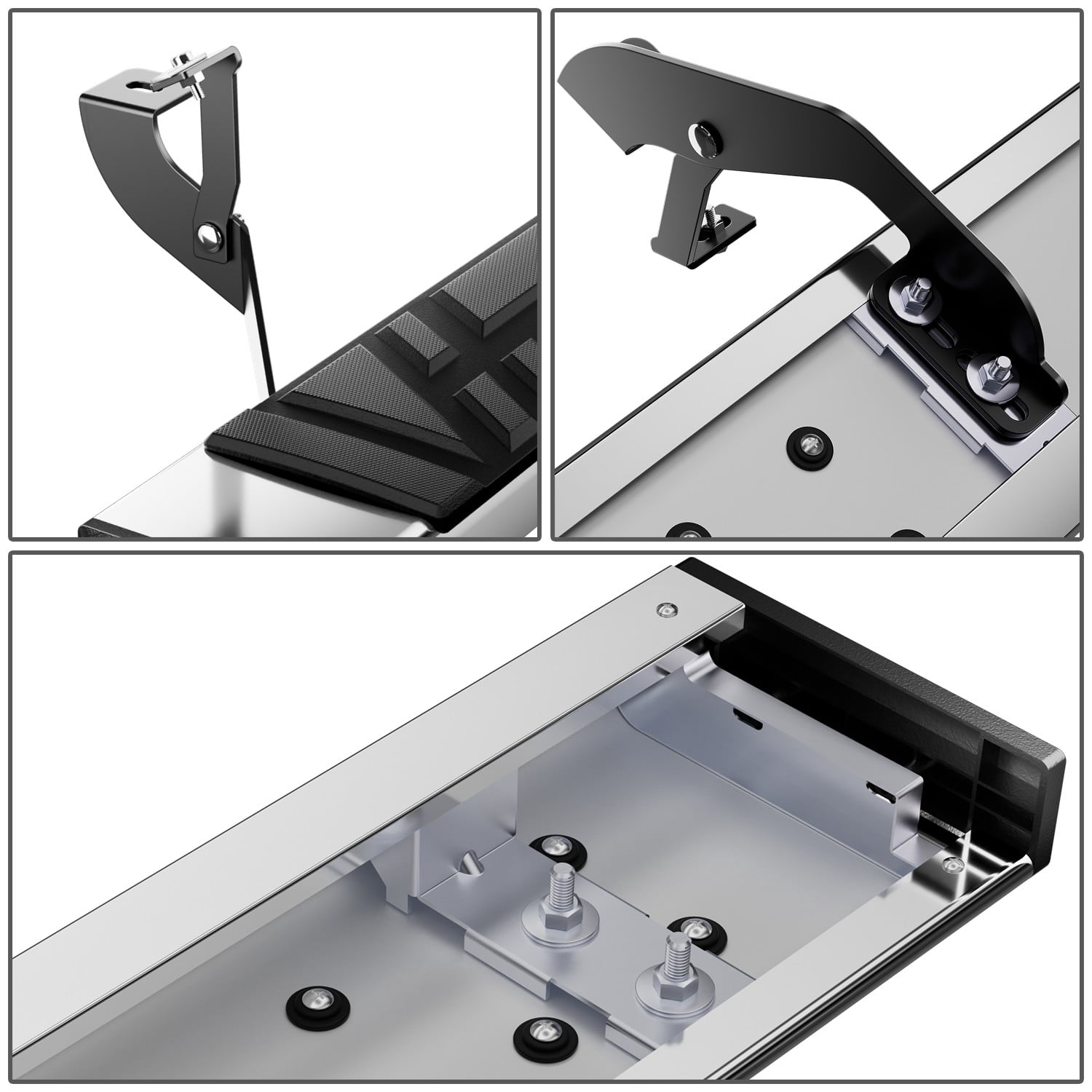 DNA Motoring For 99-13 Silverado Sierra Regular Cab 6.5" Premium Running Boards Step Nerf Bar