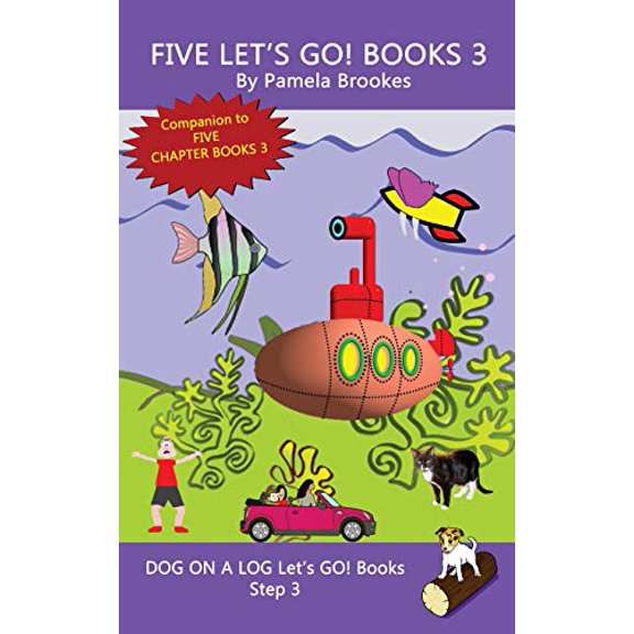 Pre-Owned Five Let's GO! Books 3: Systematic Decodable Books for Phonics Readers and Folks with a Dyslexic Learning Style (DOG ON A LOG Let’s GO! Book Collections)