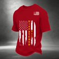 thumbnail image 2 of Dispatcher 911 Never Forget Men's T-Shirt - First Responder Tribute Pullover with Vintage Style Graphic and Soft Knit for Daily Casual Wear Red M, 2 of 3