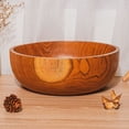 thumbnail image 4 of Classic Teak Wood Salad Serving Bowl, 4 of 5