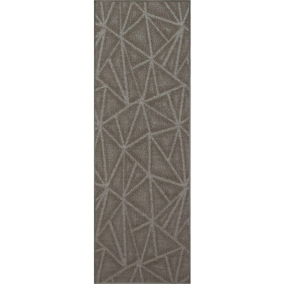 Indoor Outdoor custom size area rugs made in USA pattern Geometrical comes in Ten colors and Nine shapes rectangular,round,square,runners,oval,hexagon,octagon,half round - Neutral, 3' x 22' Area Rugs