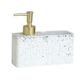 thumbnail image 1 of Countertop Liquid Dish Soap Dispenser Pump with Storage Compartment Blue Marble, 1 of 6