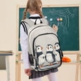 thumbnail image 7 of FORMRS Unisex School Backpack 17" Student Travel Bag with Laptop Compartment, Cute Puffin, 7 of 7