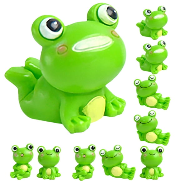 YSNOOWE 12Ud Decorativa De Rana En Resina Para Y Plantas