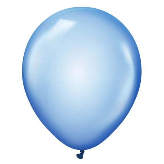 12 inch Kalisan Crystal Blue Latex Balloons (10 Pack) - Party Supplies Decorations