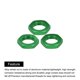 thumbnail image 4 of 17mm Tuerca de Rueda RC de Aluminio Rosca M12X1.0mm Tuerca Hexagonal para Coche de Modelo RC 1/8 Camiones Todo Terreno Piezas Mejoradas 8Pcs Verde, 4 of 6