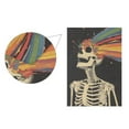 thumbnail image 5 of Yayeee Garden Flag 28" x 40" Double Sided Outdoor Yard Lawn Holiday Decorations, Black Skeleton, 5 of 6