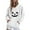 White, variant on cocolona Womens Halloween Graphic Hoodie Fall Winter Long Sleeve Drawstring Sweatshirts Halloween Sweatshirts for Women