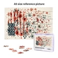 thumbnail image 6 of 1000 PCS Star Spangled Banner Garden Jigsaw Puzzles 1000 Pieces,Wonderful Imagination,Enjoy The Puzzle Solving Process,Classic National Flag Whimsical Jigsaw Pieces,Fun Gift For Family,Wooden Puzzle, 6 of 6