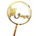 thumbnail image 1 of 1 set /I love mom Cake Topper Glitter Paper Cupcake Topper Flags For Mother's Day Birthday Baby Shower Cake Decorations Supplies Gao Jinjia LED, 1 of 2