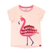 Harry Bear Girls Flamingo Short Sleeve T-shirt Sizes 3-10