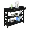 thumbnail image 4 of Convenience Concepts Ring 1 Drawer Console Table in Black Wood Finish, 4 of 6
