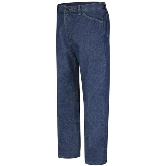 Bulwark PEJ4DW-46-28 Mens Classic Heavyweight Excel FR Jean Pant, Blue Denim - Size 46 - 28 in. Inseam
