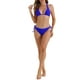 thumbnail image 2 of Conjuntos de bikini de triángulo para mujer de 2 piezas con lazo en la espalda, parte inferior de triángulo, trajes de baño, talla X-Large, azul real, 2 of 5
