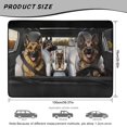 thumbnail image 7 of XYZCANDO Funny German Shepherd Car Trunk Mat 29" x 39", All-Weather Cargo Liner with Non-Slip Backing, Easy-Clean Stitched Edge Protector for SUVs, Sedans and Trucks, 7 of 7