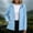 Blue women's lightweight rain jacket a1, variant on thefmos Women's Fall Winter Long Sleeve Hooded Open Front Solid Casual Basic Coat Outwear Windbreaker Rain Jacket Cozy Stylish Jacket Lightweight Layer Raincoat Everyday Outdoor Wear, Black L