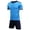 Blue/Dark Blue, variant on KELME Soccer Jersey Uniform Set Kids Adults Boys Girls - Soccer Jersey and