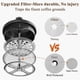 thumbnail image 3 of French Press Coffee & Tea Maker 12Oz Thickened Borosilicate Glass Coffee Press Rust-Free and Dishwasher Safe Black, 3 of 5