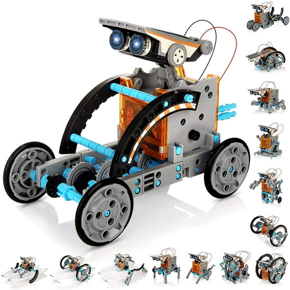 Cameland Jouets Robot Solaire Jouet Éducatif – 190 Pièces Diy, Expériences Scientifiques Kit de Construction pour les Enfants de 8 à 10 Ans et Plus, à Énergie Solaire