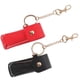 thumbnail image 2 of Bolsa de almacenamiento de 2pcs Lipstick Keychain Holder Bolsa de labios Lip Balm Bolsas para mujeres niñas (Rojo + Negro), 2 of 6