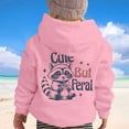thumbnail image 5 of Kiijoy Toddler Girls Animal Print Hoodie Kids Casual Sports Hooded Sweatshirt, Sizes 2-3, 5 of 6