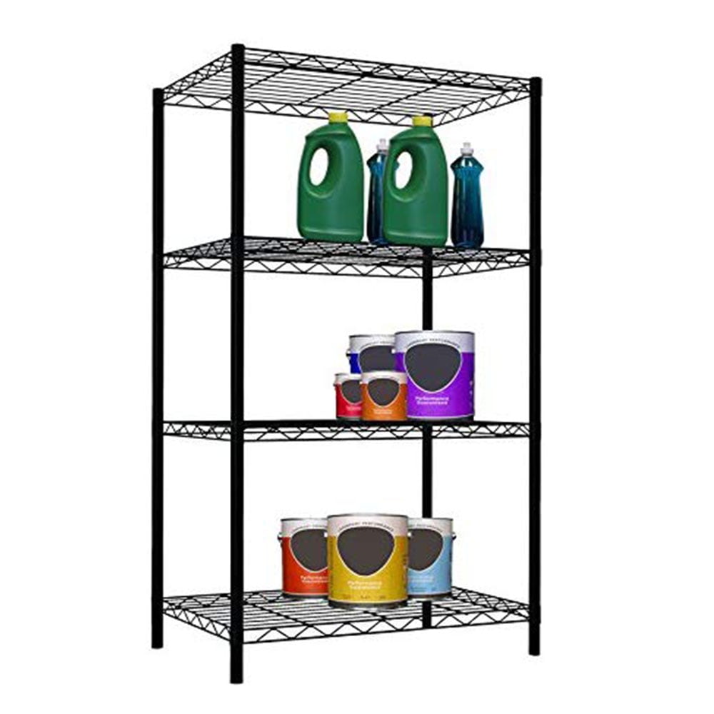 Steel Organizer Home Organization Details about   3 Shelf Adjustable Heavy Duty Storage Shelf 