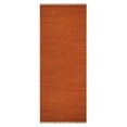 thumbnail image 5 of Rugsotic Carpets Handmade Rugs Hand Woven Kilim Runner 3'x13' Dark Orange Wool for Indoor Use, 5 of 5