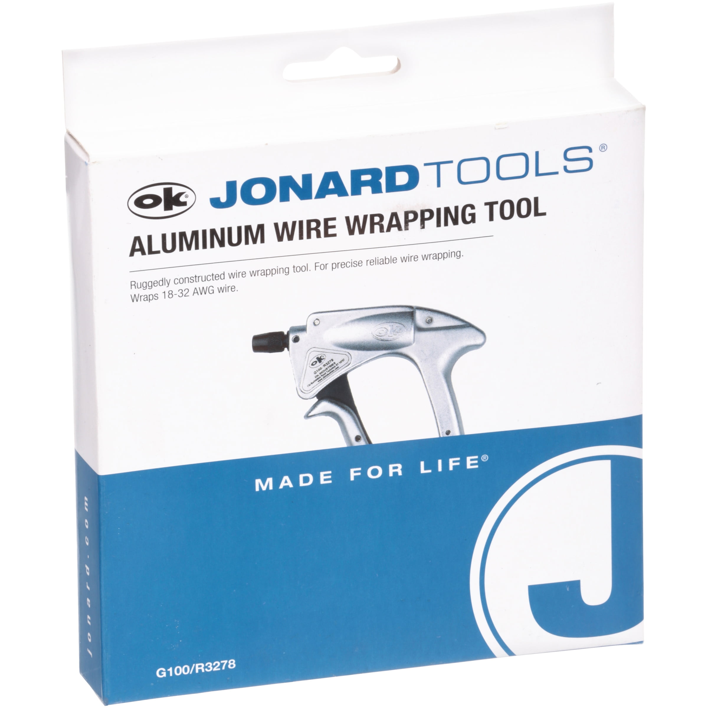 Jonard G100/R3278 Aluminum Manual Wire Wrapping Tool, 18 AWG (1.00mm) thru  32 AWG (0.20mm): Hand Tools: : Tools & Home Improvement