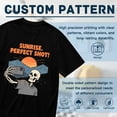 thumbnail image 5 of T Shirt for Men, Sunrise. Perfect Shot, Skull Selfie Print 2, Vintage Graphic Tees Men, 23931022,XXL, 5 of 8