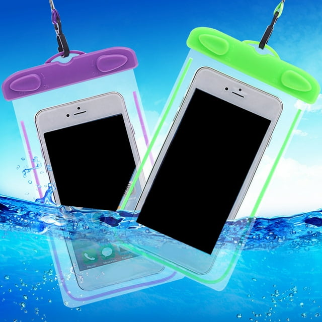 stanreset Waterproof Phone Pouch Diving Swimming Bag Underwater Dry Bag Case green 2PCS
