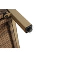 thumbnail image 3 of S-HOME Outdoor Wicker Bar Cart with Wheels in Brown, Rolling Rattan Beverage Serving Table for Patio Poolside Parties，Beige, 3 of 7