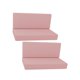 thumbnail image 5 of Fundas de cojín elásticas para comedor de RV, 2 fundas para respaldo y fundas para cojines de sofá Rosa, 5 of 9