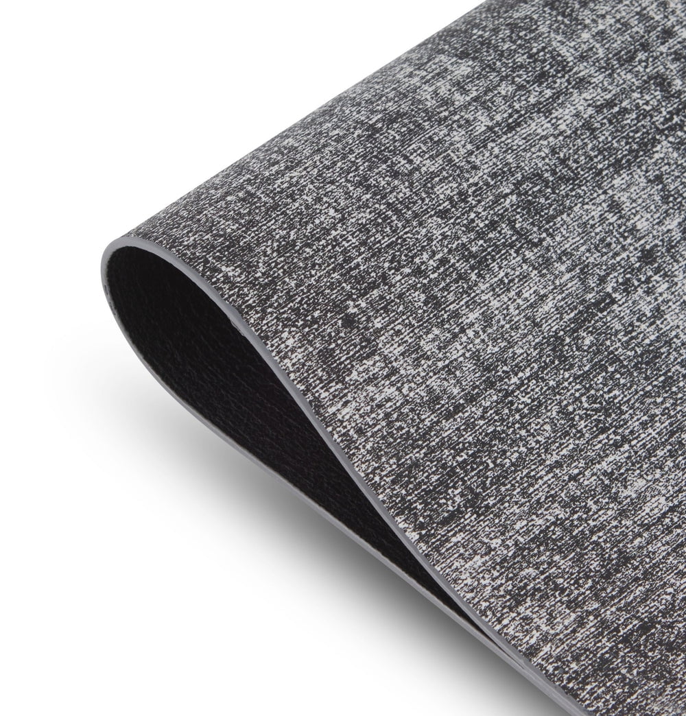 Ala Carte by Dainty Home Amalfi Linen Textured Faux Leather Placemats – Set of 4, Reversible, Non-Slip, Washable, Heat & Tear Resistant – 12x18 in Dining Table Mats