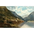 thumbnail image 3 of Josef Thoma 18x13 Black Modern Framed Museum Art Print Titled - Hallstatter See, 3 of 5