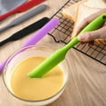 thumbnail image 3 of HCBY Seamless Silicone Spatula, Heat Resistant Up to 500°F Scraper for Baking & Cooking – One-Piece Molded, Non-Scratch, Easy Clean Kitchen Tool, with Hanging Hole(Red,9.3"x1"), 3 of 5