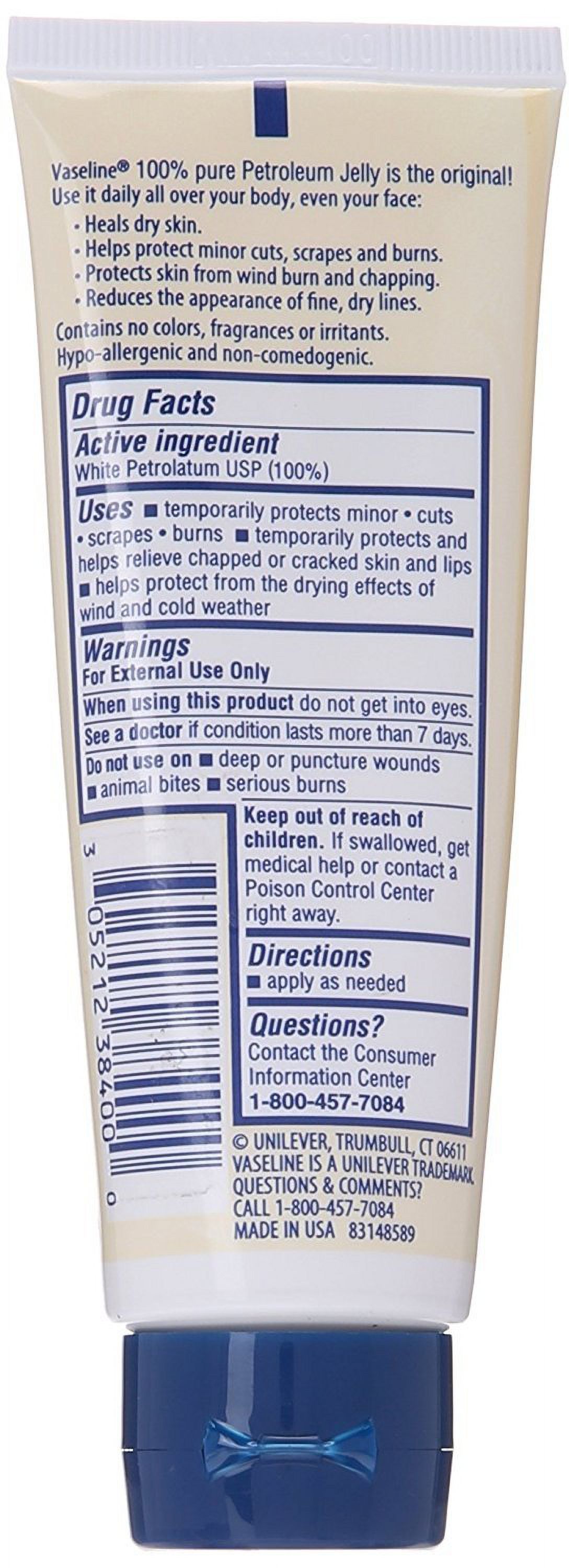 Unilever Vaseline Petroleum Jelly, 2.5 oz - image 2 of 2