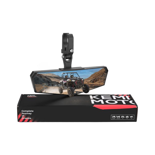 Espejo retrovisor UTV KEMIMOTO Clear View con abrazadera de 1.5 a 2 pulgadas
