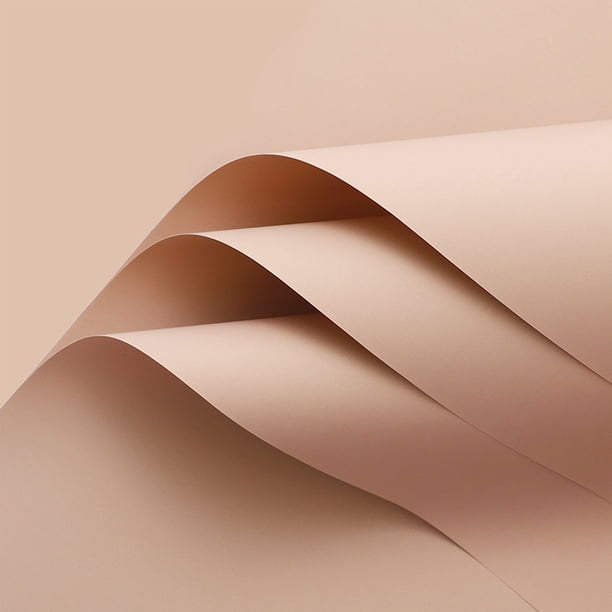 520 Papel de moda para el Día de la Madre, papel de color sólido resistente al agua, papel de regalo de flores de color dopamina coreano engrosado, material de regalo de flores