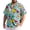 Retro 80s Geometric, variant on Big and Tall Hawaiian Shirts for Men Short Sleeve Plus Size 4XL 5XL 6XL, Relaxed Fit Vacation Beach Wear