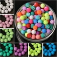 thumbnail image 2 of U8MO 4mm 6mm 8mm 10mm Matte Rubber-Like Round Glass Loose Beads for Jewelry Making-Verdancy-10mm(20pcs), 2 of 6