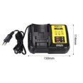 thumbnail image 2 of Cargador de batería de litio FLhrweasw para 108 V 12 V 20 V DCB101 DCB200 DCB140 2 piezas, 2 of 9