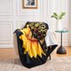 thumbnail image 4 of LHSHID Sunflower Butterfly Blanket Soft Warm Lightweight Cozy Plush Throw Blanket Bed Couch Sofa Office Decor Gifts for Women 30"x40", 4 of 7