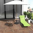 thumbnail image 5 of GVN Chaise Lounge Outdoor, Lounge Chair Outdoor,Folding Chaise Lounge Chair, Pool Sun Tanning Chair, Outdoor Lounge Chair with Reclining Back, Headrest, Green, 5 of 10