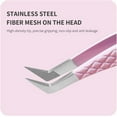 thumbnail image 3 of ANNAFRIS Eyelash Extension Tweezers,Fiber Tip Grip Boot Volume Lash Tweezers,Professional Pointed Lash Extension Tweezers for Easy Lash Application and Removal-F04, 3 of 7
