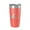 Coral, variant on Grenada Lake Map Tumbler Travel Mug Insulated Laser Engraved Coffee Cup Mississippi 20 oz Red
