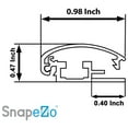 thumbnail image 4 of SnapeZo Aluminum Front Loading A2 Snap Poster Frame, Silver, 16.5 x 23.4", 4 of 9