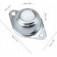 thumbnail image 3 of Roulettes de Transfert de Boules pour Meubles Roulettes de Transfert Unités de Transfert de Boules Fer Galvanisé avec Boules en Nylon pour Transmission Meubles, 3 of 5